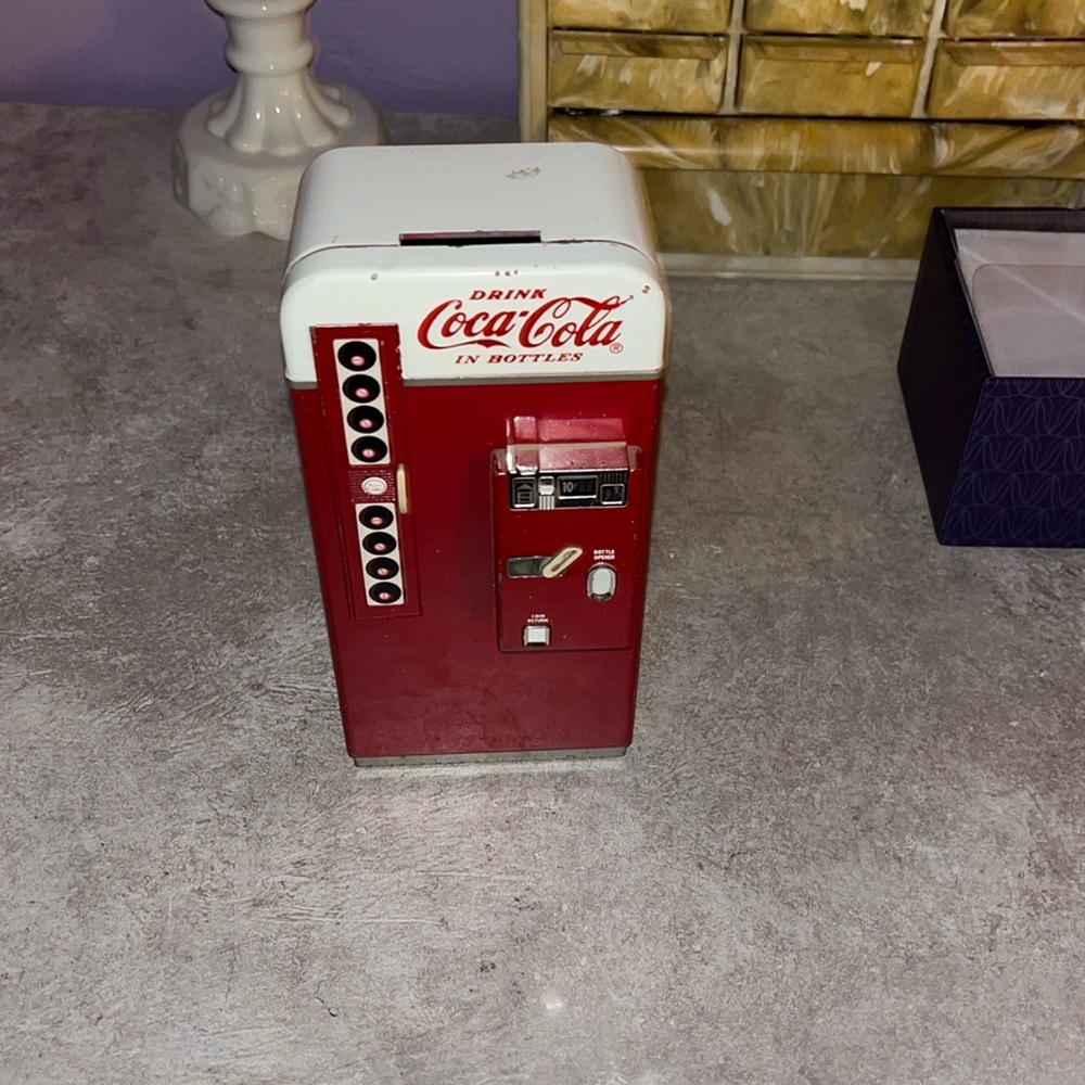Vintage Coca-Cola money jar